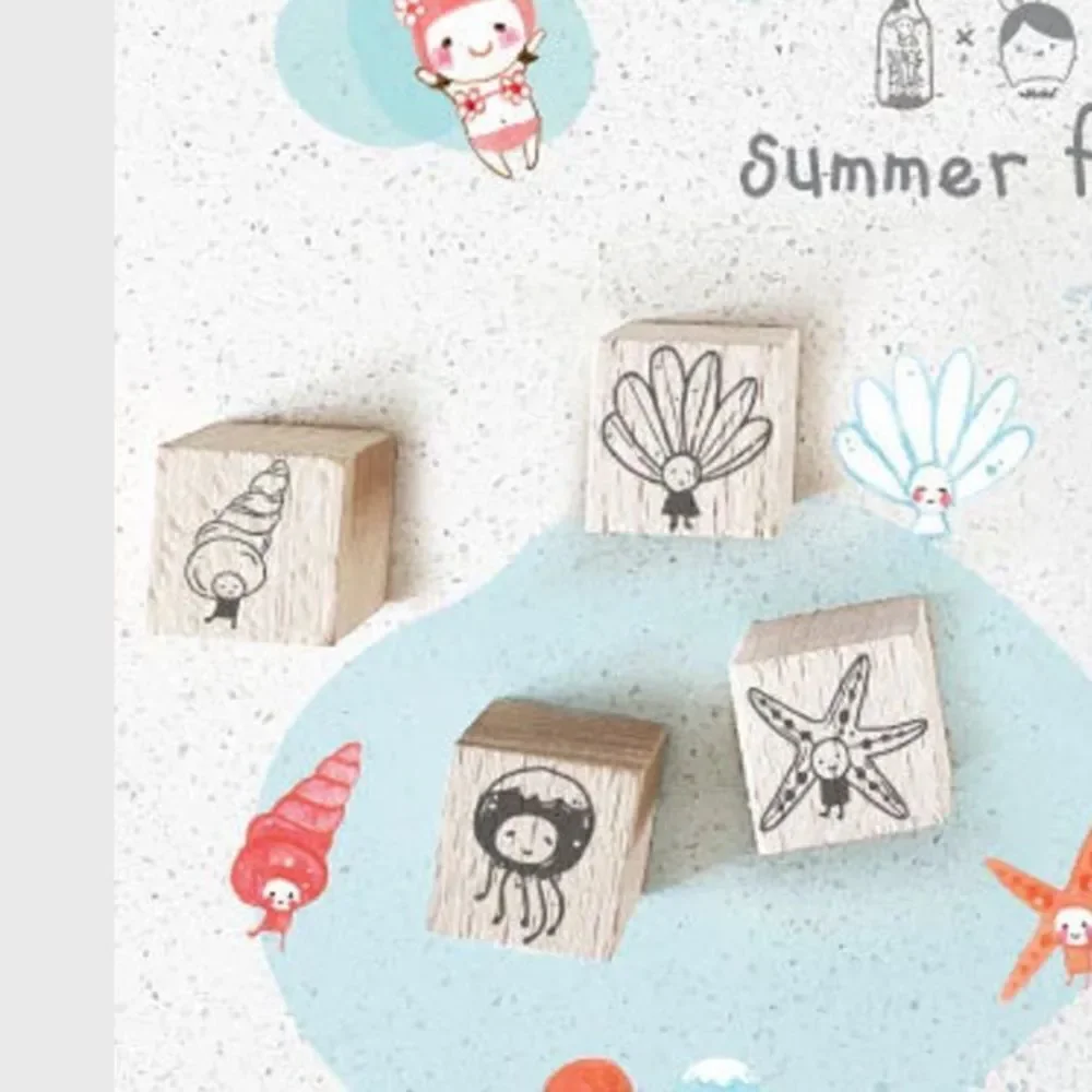 Black milk project Summer edition Woden mini stamps all new bundle of 8